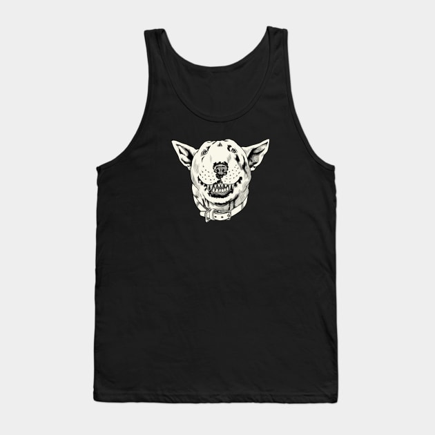 Happy Bull Terrier Tank Top by ebayson74@gmail.com